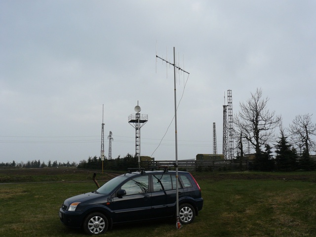 Antenní farma na Lesné.