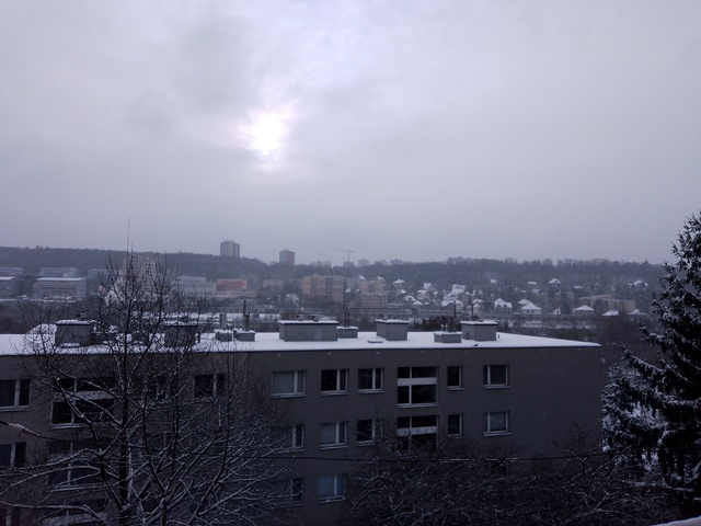 Pohled na Novodvorskou z Braníka.